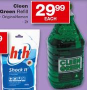 Cleen Green Refill Original/Lemon-2L Each