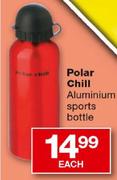 Polar Chill Aluminium Sports Bottle-Each