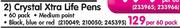 BIC Crystal Xtra Life Pens-60 Pack