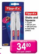 Tipp-Ex Shake & Squeeze-Per 2 Pack