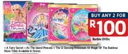 Barbie DVDs-2's