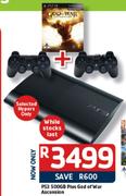 PS3 500GB Plus God Of War Ascension