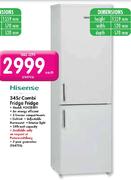 Hisense 345L Combi Fridge Fridge(H345BWH)-Each