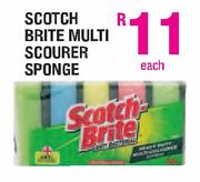 Scotch Brite Multi Scourer Sponge-Each