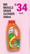 Mr Muscle Drain Cleaner-500ml Each