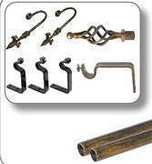 Gothic Range 22mm Poles By Finishing Touches-1.5m Each
