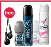 Shield Deodorants-2x150ml Each