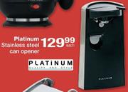 Platinum Stainless Steel Can Opener-Each