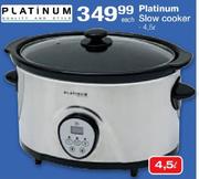 Platinum Slow Cooker-4.5L Each