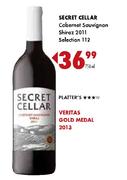Secret Cellar Cabernet Sauvignon Shiraz 2011 Selection 112-750Ml