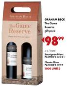 Graham Beck The Game Reserve Gift Pack-2x750Ml
