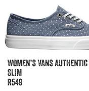 Women's Vans Authentic Slim