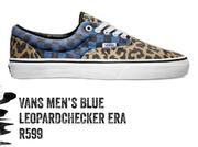 Vans Men's Blue Leopardchecker Era