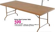 Deluxe Steel Canteen Table
