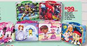 Disney Doc Mcstuffins,Sofia,Minnie Or Jake Puzzle In Tin Box-Each