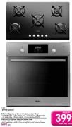  Whirlpool 900mm 5 Burner Gas On Glass Hob