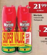 Mortein Insecticide Twinpack-2x180Ml