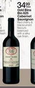 Odd Bins Bin 825 Cabernet Sauvignon-750ml