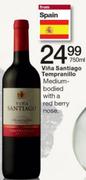 Spain Vina Santiago Tempranillo-750ml 