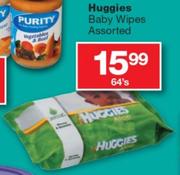 Huggies Baby Wipes Assorted-64's