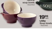 Libby Soup Bowls Assorted-Each