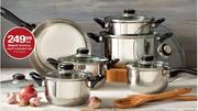 Majore Stainless Steel Cookware Set 12 Piece-Per Set