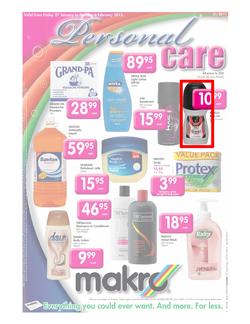 Makro Toiletries (27 Jan - 6 Feb), page 1