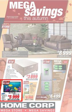 Home Corp : Mega Savings (1 Apr - 14 Apr 2014), page 1
