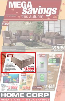 Home Corp : Mega Savings (1 Apr - 14 Apr 2014), page 1