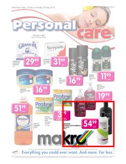 Makro : Personal Care (18 May - 28 May), page 1