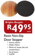 Resin Non Slip Door Stopper-Each