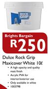 Dulux Rock Grip Maxicover White-10Ltr