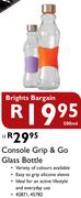 Console Grip & Go 1Ltr Glass Bottle