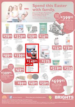 Brights Hardware Plattekloof & Montague Park (29 Mar - 4 May 2014), page 1