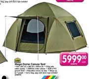 Camp Master Mega Dome Canvas Tent-485(w) x 460(d) x 240cm(h)