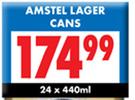 Amstel Lager Cans-24 x 440ml