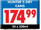Hunter's Dry Cans-24 x 330ml