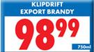 Klipdrift Export Brandy-750ml