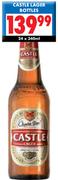 Castle Lager Bottles-24 x 340ml