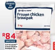 Pnp No Name Frozen Chicken Braaipak-5Kg