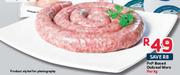 Pnp Boxed Oukraal Wors Per Kg