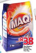 Maq Regular Washing Powder-2kg Flexi Bag