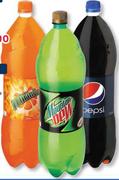 Pepsi,7 Up Or Mirinda Soft Drink Assorted-2 Litre Each
