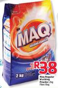 Maq Regular Washing Powder-2Kg Flexi Bag