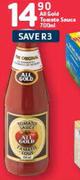 All Gold Tomato Sauce-700ml