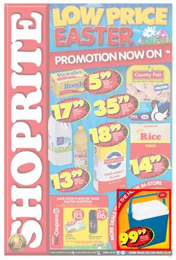 Shoprite Eastern Cape : Easter (7 Apr - 20 Apr 2014), page 1