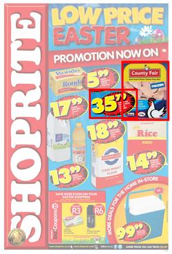 Shoprite Eastern Cape : Easter (7 Apr - 20 Apr 2014), page 1