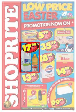 Shoprite Eastern Cape : Easter (7 Apr - 20 Apr 2014), page 1