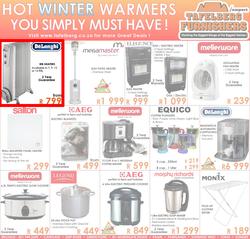 Tafelberg Furnishers : Winter Deals (While Stocks Last), page 1