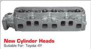 New Aluminium Bare Cylinder Heads For Toyota 4Y-Each